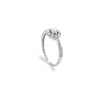 Halo Antique Style Round Diamond Engagement Ring
