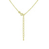 Lourdes Medal Necklace in Silver Gold Plated